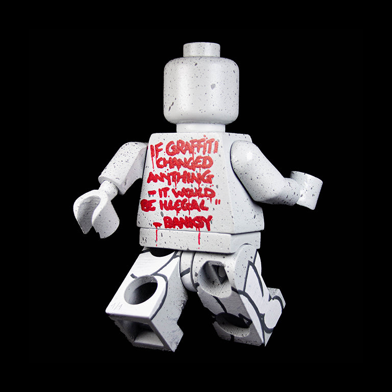 Large "Danish Building Bricks" Figure - Banksy