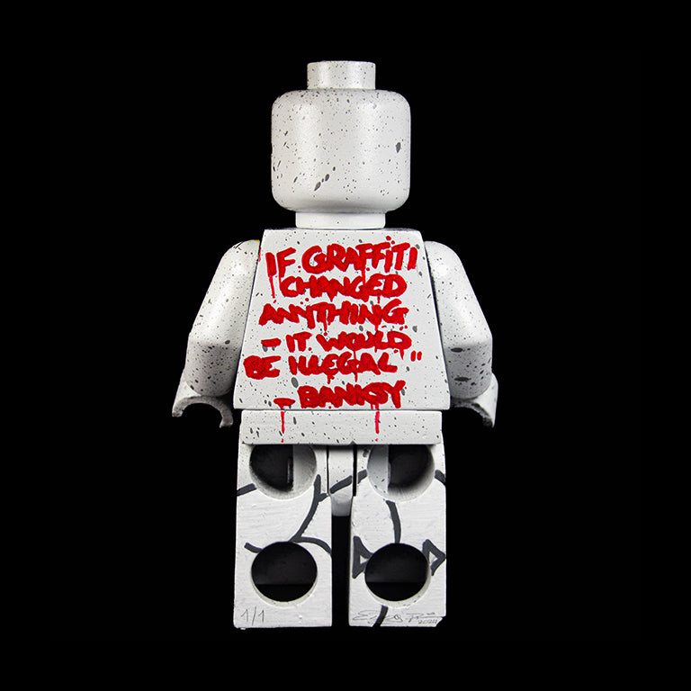 Large "Danish Building Bricks" Figure - Banksy