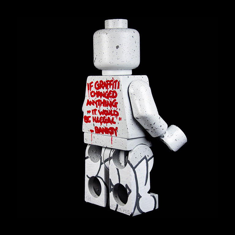 Large "Danish Building Bricks" Figure - Banksy