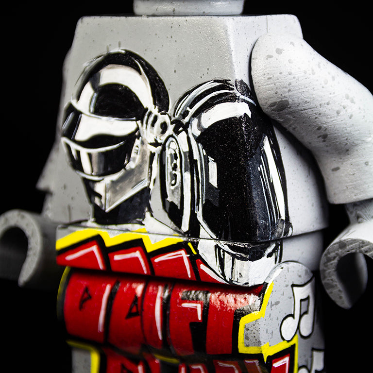 Large "Danish Building Bricks" Figure - Daft Punk